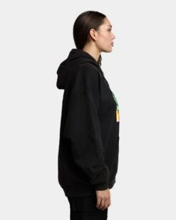 Goat Crew X InuYasha Kagome Vintage Hoodie Black Wash -Sportswear Women Store 02039944 YB295 womens 0050