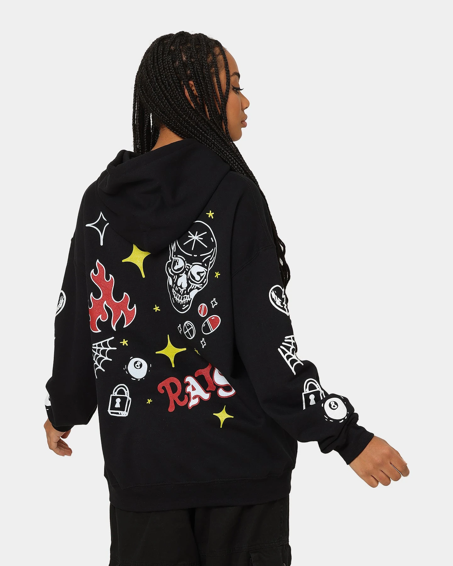 Rats Get Fat No Hope Hoodie Black 4 Rats Get Fat No Hope Hoodie Black - Image 2