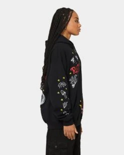 Rats Get Fat Sinners Hoodie Black 17 Rats Get Fat Sinners Hoodie Black -Sportswear Women Store 02039980 YB001 womens 0060