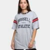 Russell Athletic 70s College T-Shirt Grey Marle -Sportswear Women Store 02040105 YQ163 womens 0010