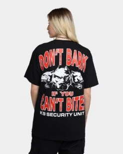 Rats Get Fat Don't Bark T-Shirt Black