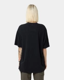 Mitchell & Ness Los Angeles Lakers Team History Vintage T-Shirt Faded Black -Sportswear Women Store 02040350 YB554 womens 0040