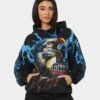 Loiter Lightning Eagle Vintage Hoodie Vintage Black 2 Loiter Lightning Eagle Vintage Hoodie Vintage Black -Sportswear Women Store 02040477 YV009 womens 0010