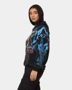 Loiter Lightning Eagle Vintage Hoodie Vintage Black -Sportswear Women Store 02040477 YV009 womens 0070