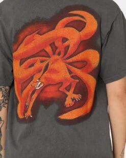 Goat Crew Goat Crew X Naruto Naruto CLR Vintage T-Shirt Charcoal -Sportswear Women Store 02040783 YC300 womens 0050