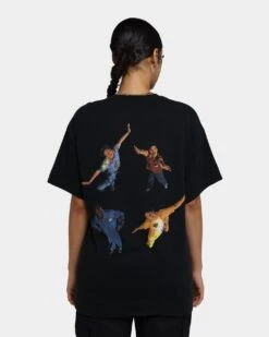 Goat Crew Half Baked Vintage T-Shirt Black Wash 14 Goat Crew Half Baked Vintage T-Shirt Black Wash -Sportswear Women Store 02040796 YB295 womens 0050