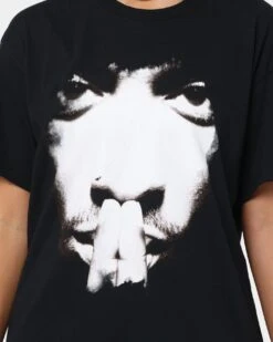 Tupac R U Still Down Tracklist T-Shirt Black -Sportswear Women Store 02040830 YB001 womens 0040