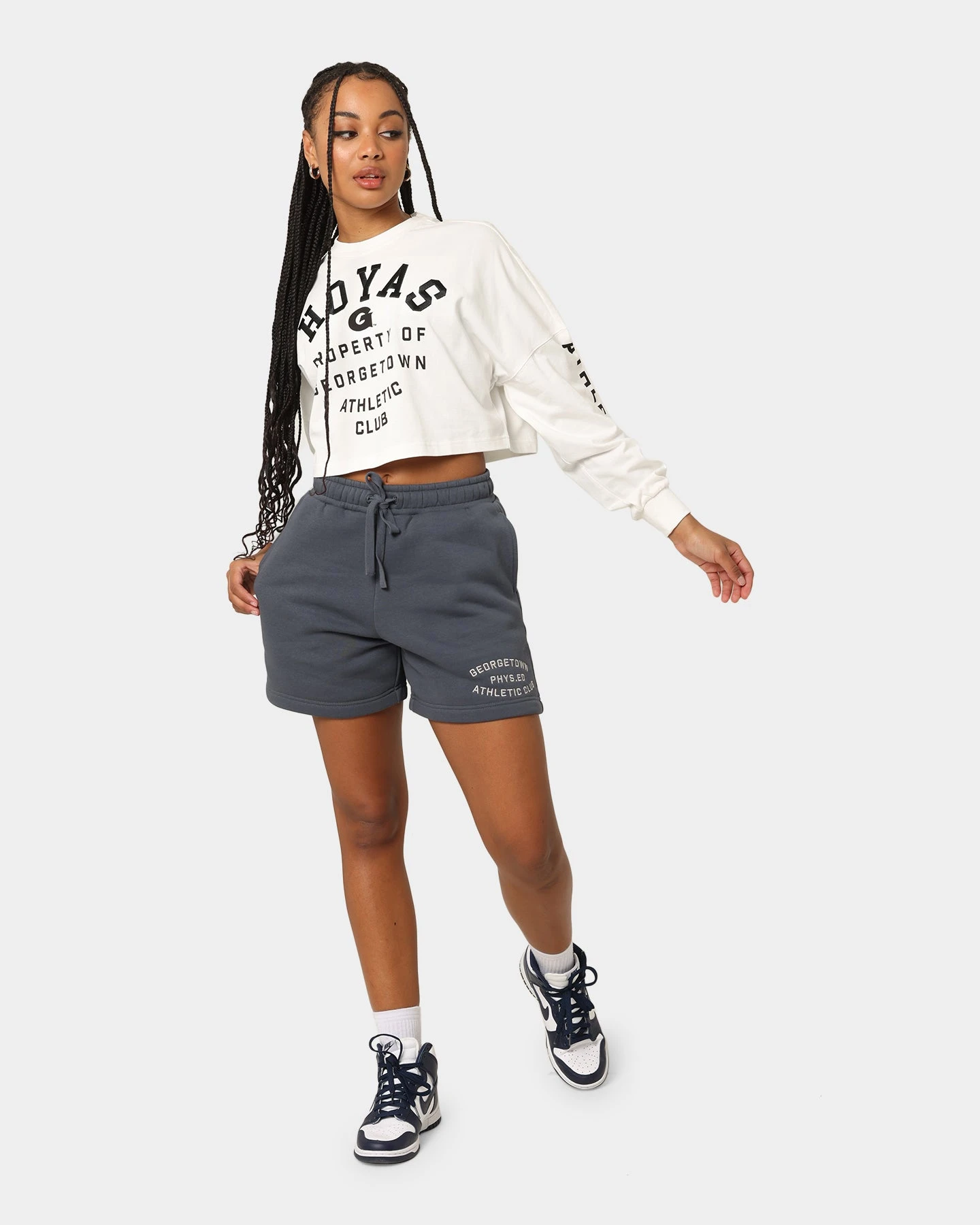 National Collegiate Athletic Association Georgetown Hoyas Women's Athletics T-Shirt Vintage White 4 National Collegiate Athletic Association Georgetown Hoyas Women's Athletics T-Shirt Vintage White - Image 2