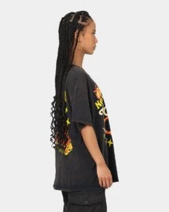 Goat Crew Backend Child Vintage T-Shirt Black Wash -Sportswear Women Store 02040982 YB295 womens 0060