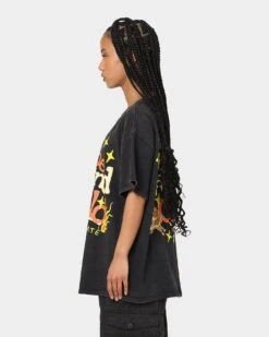 Goat Crew Backend Child Vintage T-Shirt Black Wash -Sportswear Women Store 02040982 YB295 womens 0070