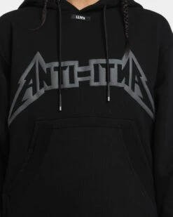 The Anti Order Heavy Metal Hoodie Black 13 The Anti Order Heavy Metal Hoodie Black -Sportswear Women Store 02040999 YB001 womens 030