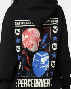Goat Crew X Peacemaker Eat Peace MF Hoodie Black 14 Goat Crew X Peacemaker Eat Peace MF Hoodie Black -Sportswear Women Store 02041006 YB001 womens 0050