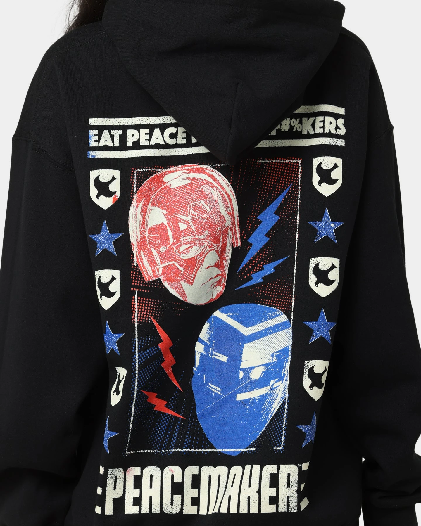 Goat Crew X Peacemaker Eat Peace MF Hoodie Black 7 Goat Crew X Peacemaker Eat Peace MF Hoodie Black - Image 5