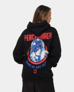 Goat Crew X Peacemaker Peace At Any Cost Hoodie Black