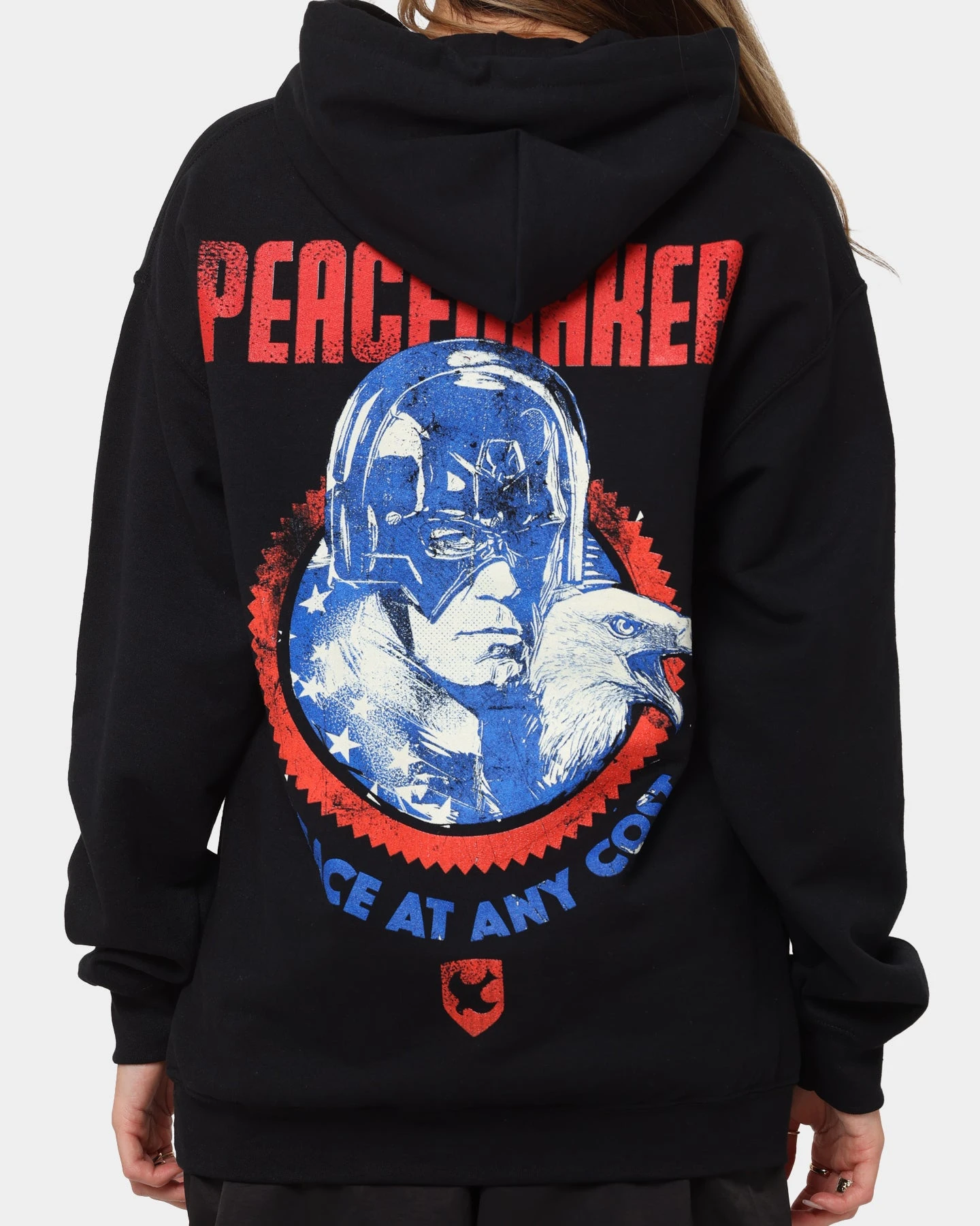 Goat Crew X Peacemaker Peace At Any Cost Hoodie Black 7 Goat Crew X Peacemaker Peace At Any Cost Hoodie Black - Image 5