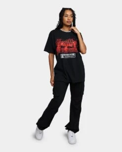 Rats Get Fat Guilty Pleasures Splat T-Shirt Black -Sportswear Women Store 02041021 YB001 womens 0020