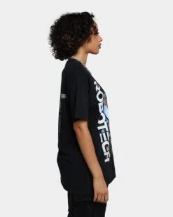 American Thrift X Robotech Macros Saga Vintage T-Shirt Washed Black -Sportswear Women Store 02041026 YW607 womens 0060