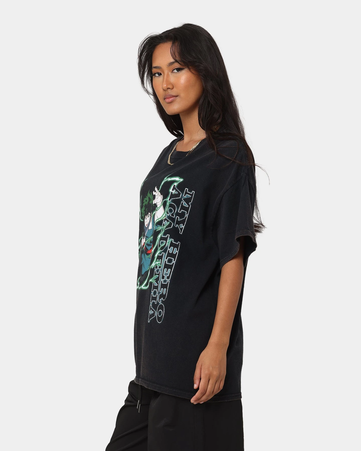 Goat Crew X My Hero Academia Deku Vintage T-Shirt Black Wash 9 Goat Crew X My Hero Academia Deku Vintage T-Shirt Black Wash - Image 7