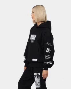 Carré X Marilyn Monroe Bold Is Beautiful Hoodie Black -Sportswear Women Store 02041061 YB001 womens 0070