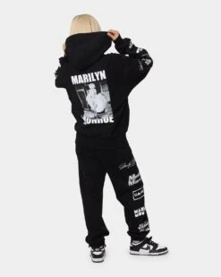 Carré X Marilyn Monroe Bold Is Beautiful Hoodie Black -Sportswear Women Store 02041061 YB001 womens 0080