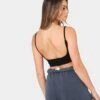 Joah Brown Women's Low Back Crop Cami Black 1 Joah Brown Women's Low Back Crop Cami Black -Sportswear Women Store 02041153 YB001 womens 010