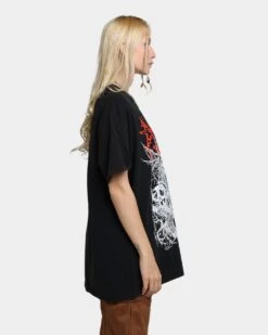 Rats Get Fat Cry For Help Vintage T-Shirt Black Wash -Sportswear Women Store 02041242 YB295 womens 0050