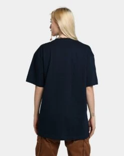 Rats Get Fat I Feel A Sin Coming On T-Shirt Navy -Sportswear Women Store 02041244 YN200 womens 0040