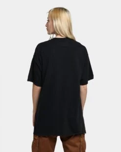 Rats Get Fat Rise Above Vintage T-Shirt Black Wash -Sportswear Women Store 02041246 YB295 womens 0040