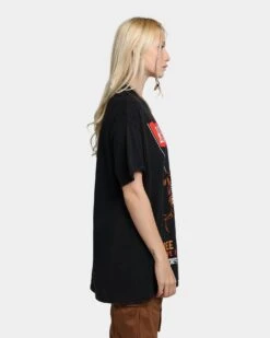 Rats Get Fat Rise Above Vintage T-Shirt Black Wash -Sportswear Women Store 02041246 YB295 womens 0050