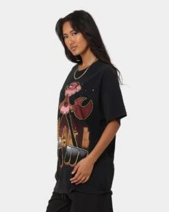 American Thrift X Powerpuff Girls Women's HIM Vintage T-Shirt Black Wash -Sportswear Women Store 02041328 YB295 womens 0050