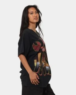 American Thrift X Powerpuff Girls Women's HIM Vintage T-Shirt Black Wash -Sportswear Women Store 02041328 YB295 womens 0060