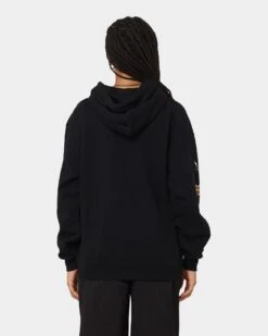 Rats Get Fat Tattoo Print Hoodie Black -Sportswear Women Store 02041348 YB001 womens 0040