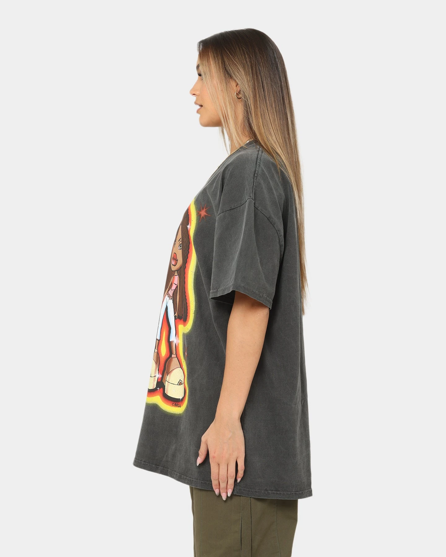 American Thrift X Bratz Sasha Heavyweight Vintage T-Shirt Black Wash 8 American Thrift X Bratz Sasha Heavyweight Vintage T-Shirt Black Wash - Image 6