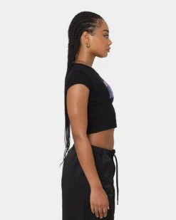 American Thrift X Bratz Women's Dump Him Baby T-Shirt Black -Sportswear Women Store 02041498 YB001 womens 0050