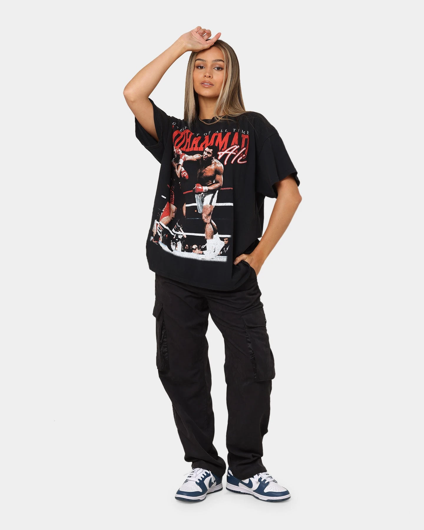 Goat Crew X Muhammad Ali Knock Out T-Shirt Black Wash 4 Goat Crew X Muhammad Ali Knock Out T-Shirt Black Wash - Image 2