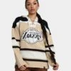 '47 BRAND 47 Brand Los Angeles Lakers Superior Lacer Hoodie Khaki -Sportswear Women Store 02041673 YK001 womens 0010