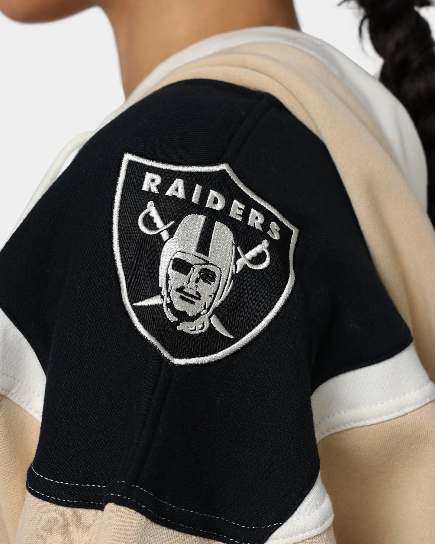 '47 BRAND 47 Brand Las Vegas Raiders Superior Lacer Hoodie Khaki 9 '47 BRAND 47 Brand Las Vegas Raiders Superior Lacer Hoodie Khaki - Image 7