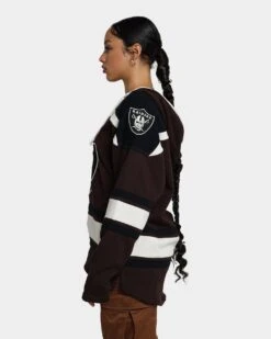 '47 BRAND 47 Brand Las Vegas Raiders Superior Lacer Hoodie Brown -Sportswear Women Store 02041676 YX300 womens 0060