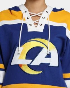 '47 BRAND 47 Brand Los Angeles Rams Superior Lacer Hoodie Royal -Sportswear Women Store 02041710 YR400 womens 0030