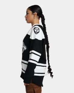 '47 BRAND 47 Brand Nashville Predators Superior Lacer Hoodie Jet Black -Sportswear Women Store 02041720 YB339 womens 0060