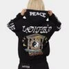 Loiter Peace Walker Hoodie Black -Sportswear Women Store 02041850 YB001 womens 0010