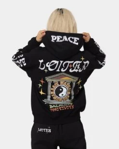 Loiter Peace Walker Hoodie Black