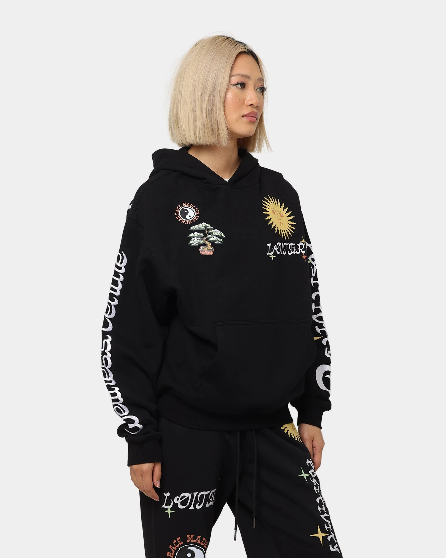 Loiter Peace Walker Hoodie Black 8 Loiter Peace Walker Hoodie Black - Image 6