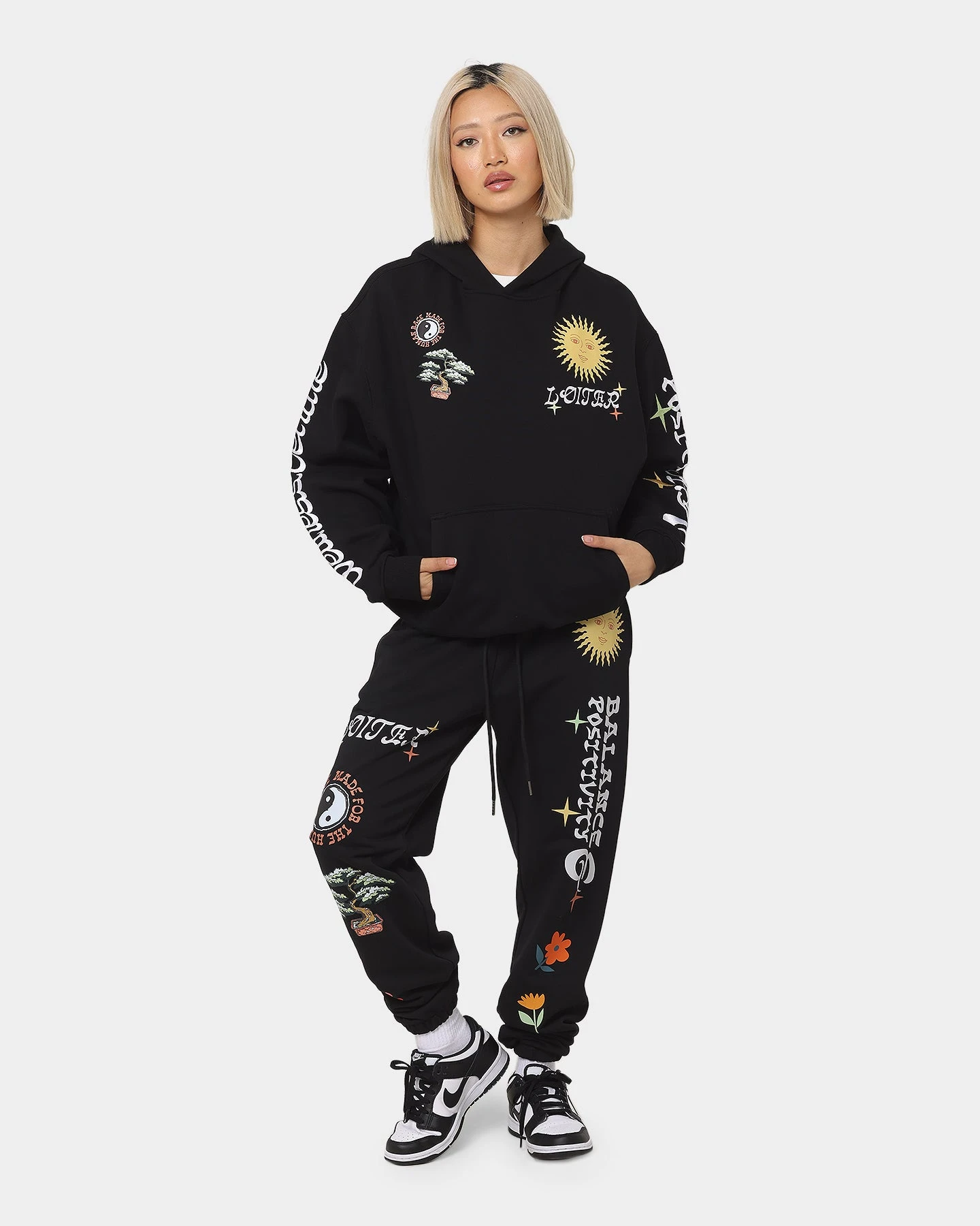 Loiter Peace Walker Hoodie Black 10 Loiter Peace Walker Hoodie Black - Image 8