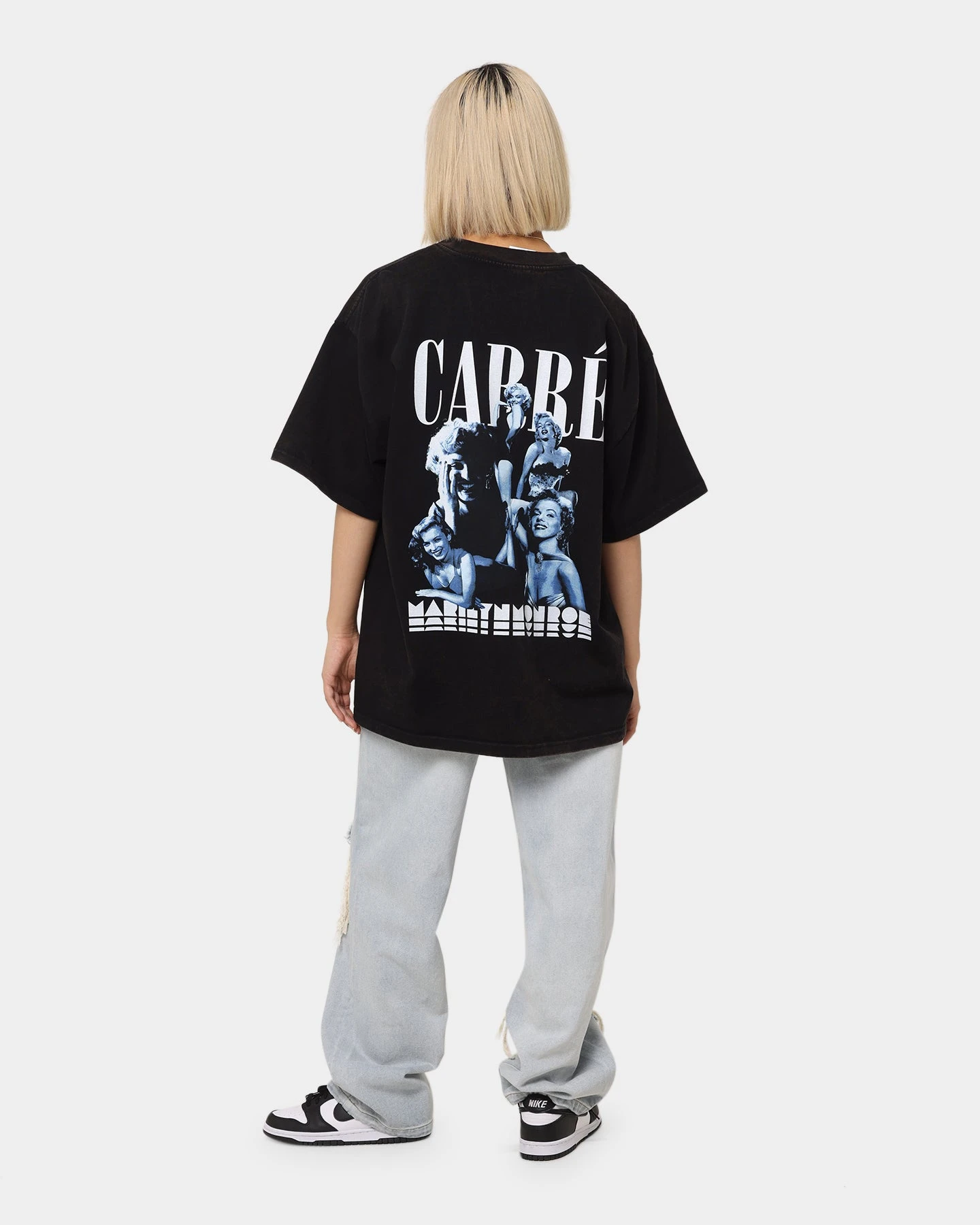 Carré X Marilyn Monroe Collage Vintage T-Shirt Washed Black 5 Carré X Marilyn Monroe Collage Vintage T-Shirt Washed Black - Image 3