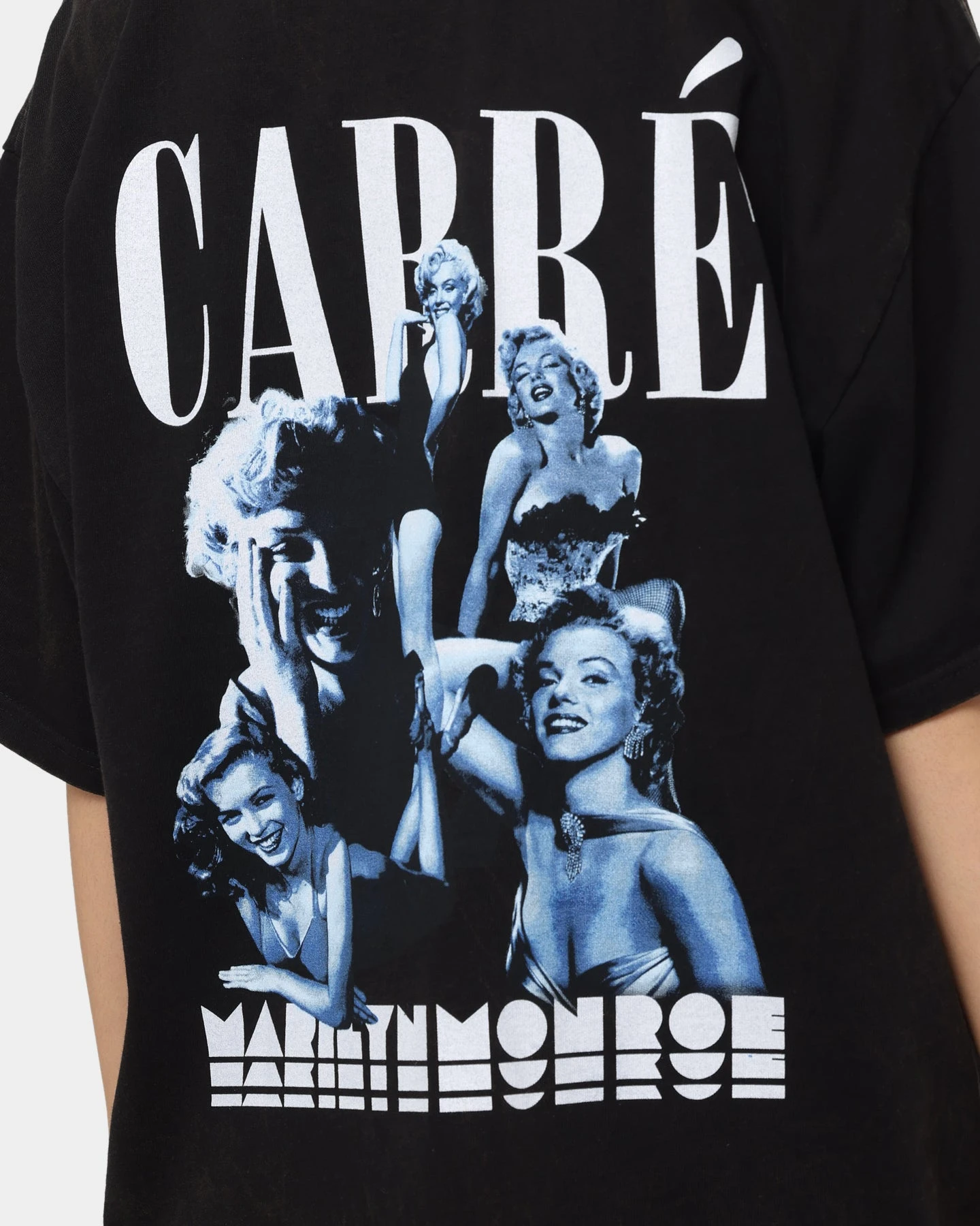 Carré X Marilyn Monroe Collage Vintage T-Shirt Washed Black 7 Carré X Marilyn Monroe Collage Vintage T-Shirt Washed Black - Image 5