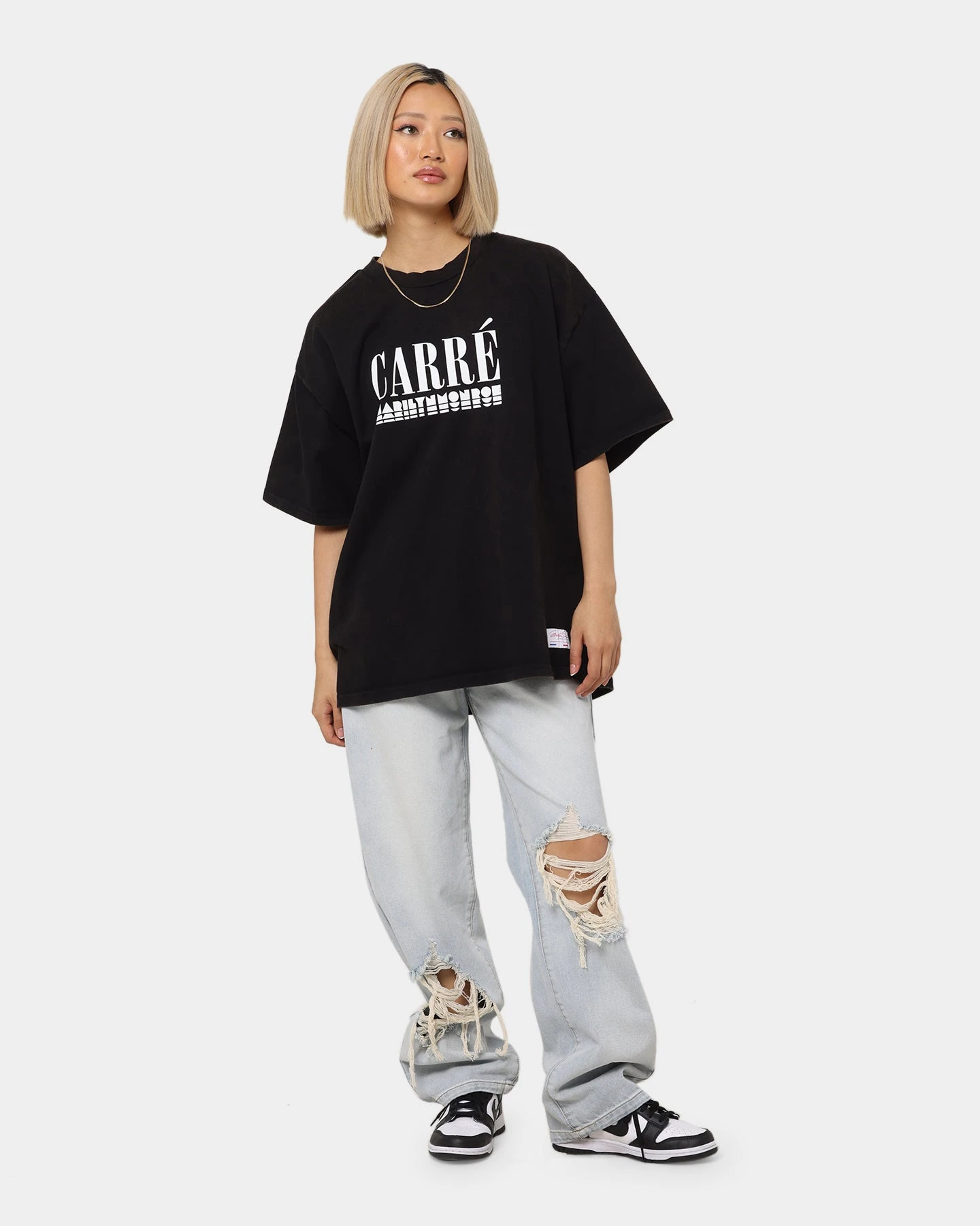 Carré X Marilyn Monroe Collage Vintage T-Shirt Washed Black 10 Carré X Marilyn Monroe Collage Vintage T-Shirt Washed Black - Image 8