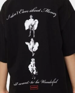 Carré X Marilyn Monroe Wonderful Vintage T-Shirt Washed Black -Sportswear Women Store 02041968 YW607 womens 0050