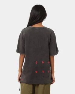 Ksubi X Juice Wrld 999 Biggie Vintage T-Shirt Faded Black 12 Ksubi X Juice Wrld 999 Biggie Vintage T-Shirt Faded Black -Sportswear Women Store 02042048 YB554 womens 0040