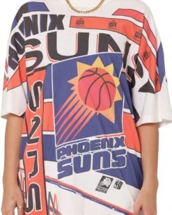 Mitchell & Ness Phoenix Suns '93 Game Over Vintage T-Shirt Vintage White 11 Mitchell & Ness Phoenix Suns '93 Game Over Vintage T-Shirt Vintage White -Sportswear Women Store 02042105 YV003 womens 030